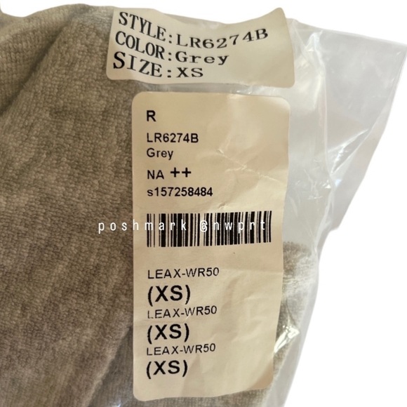 LINE & DOT Sasha Terry Cloth Romper Belted Shorts Grey XS Revolve - Picture 12 of 13